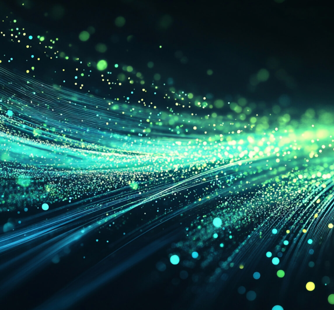 Abstract Fibre Optic Lines Of Lights