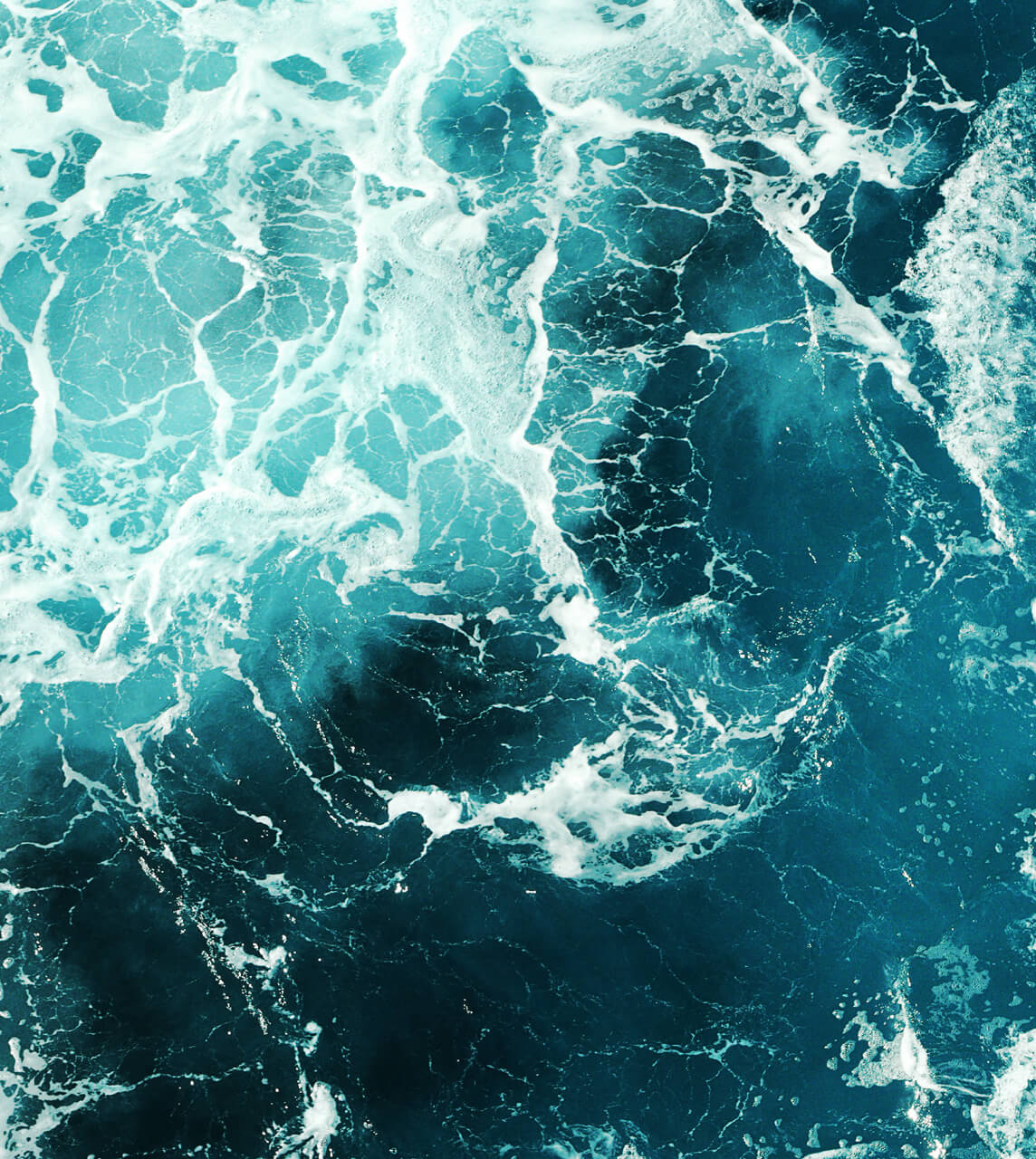 Wavy sea