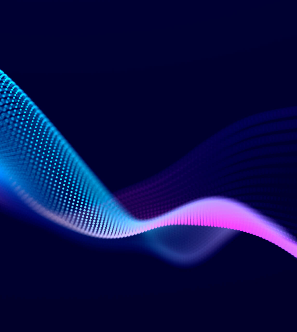 Particle Wave with Pink and Blue Hues