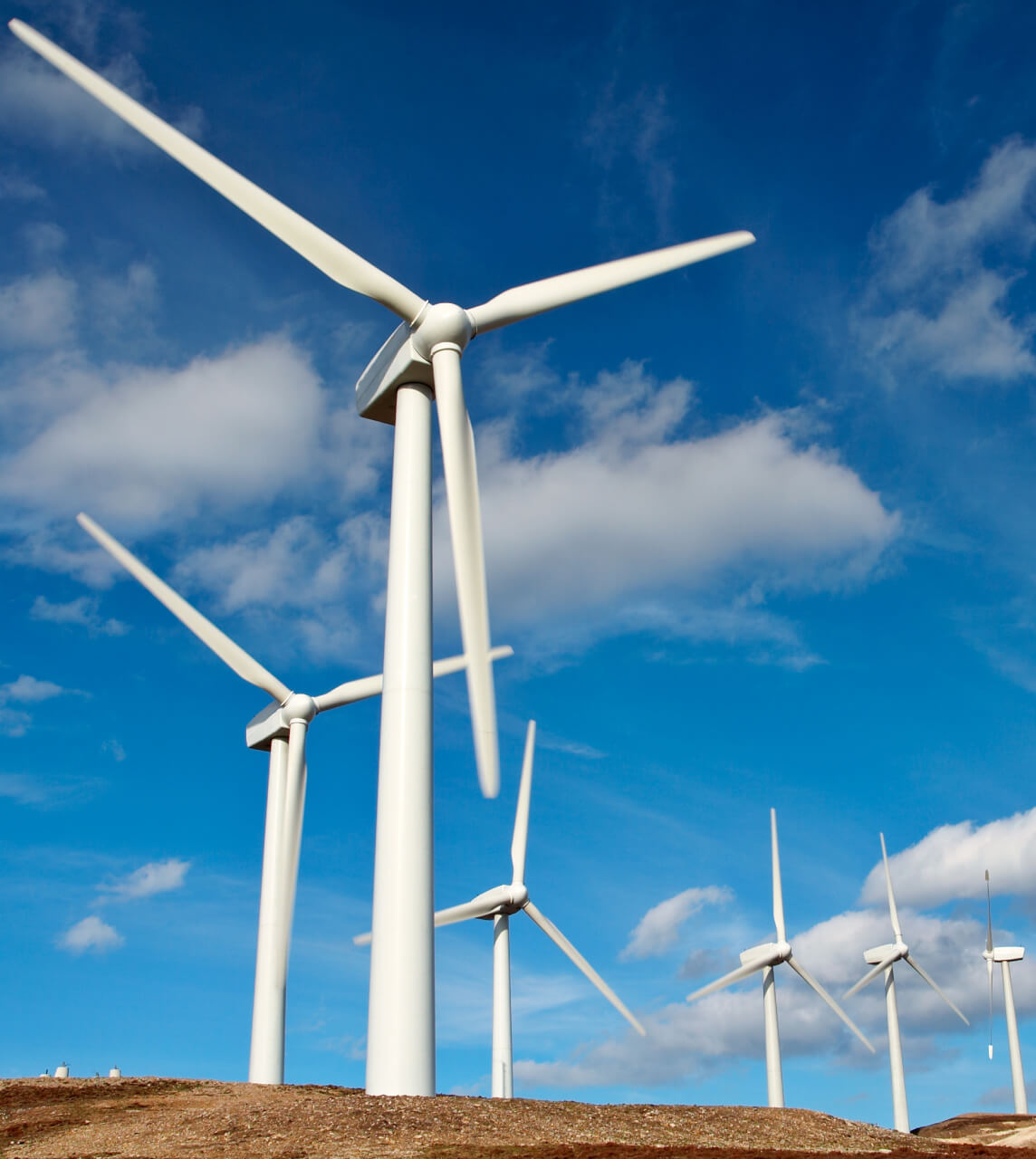 Windmills with clear sky