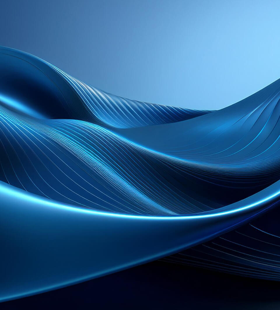 Dark blue waves