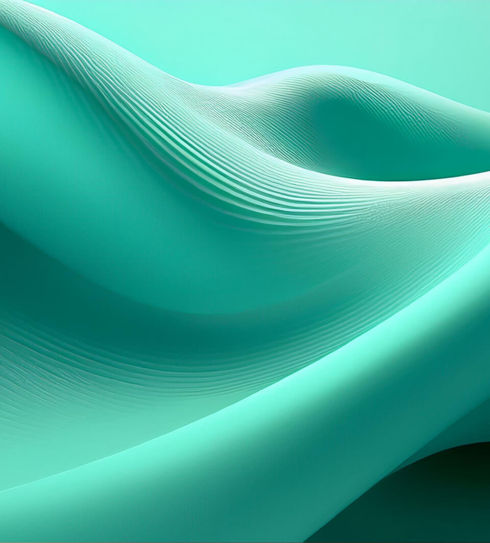 Light blue wave