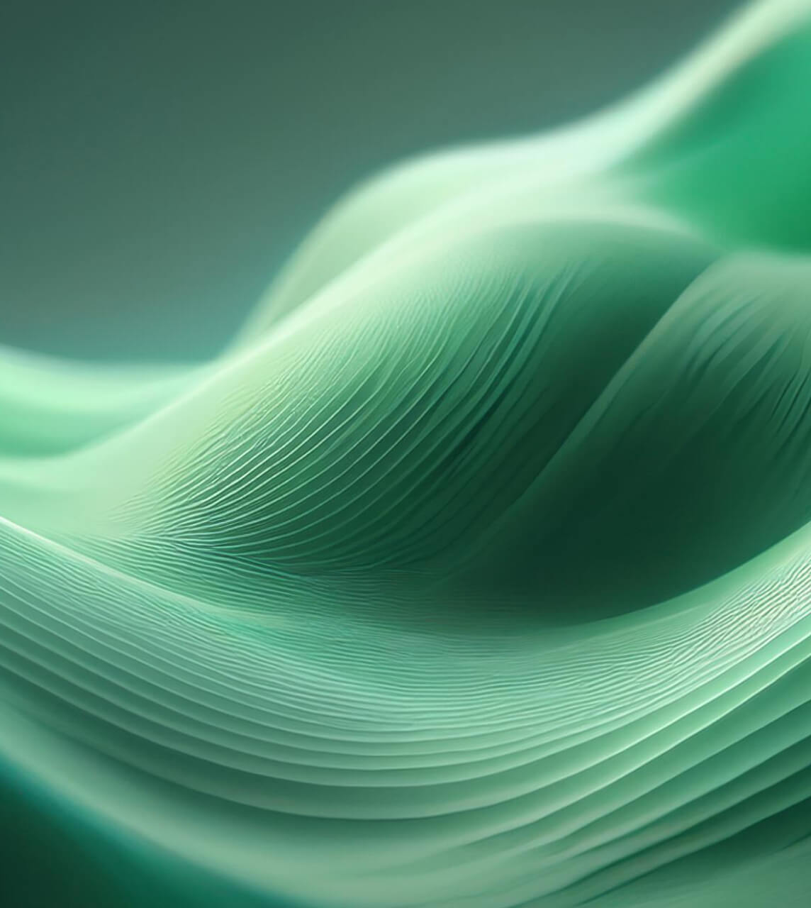 Firefly soft wave 3d render soft wave green colours  digital abstract 19871