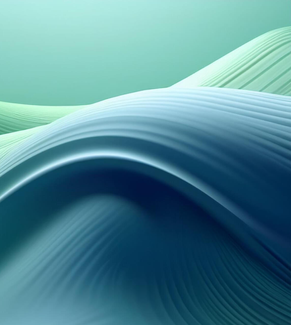Firefly soft wave 3d render soft wave green digital abstract 80922-