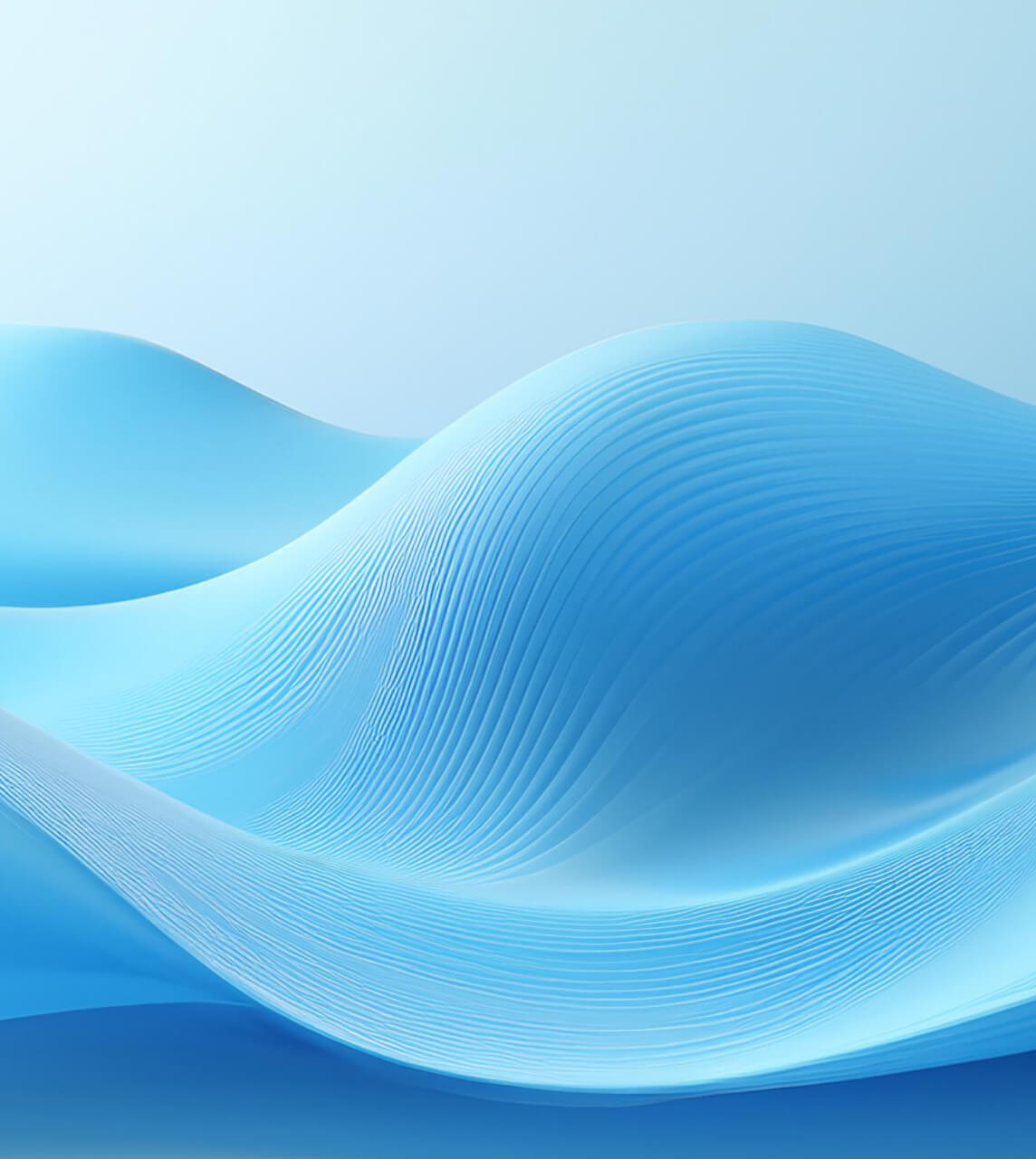 Firefly soft wave 3d render soft wave light blue digital abs (19)