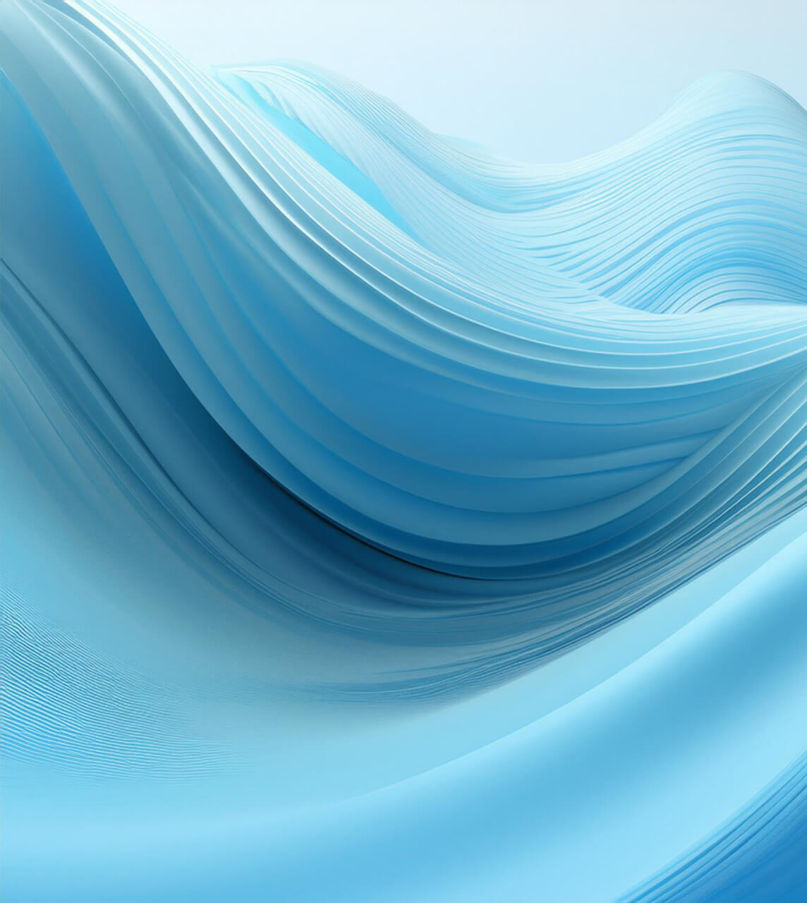 Firefly soft wave 3d render soft wave light blue digital abst (7)