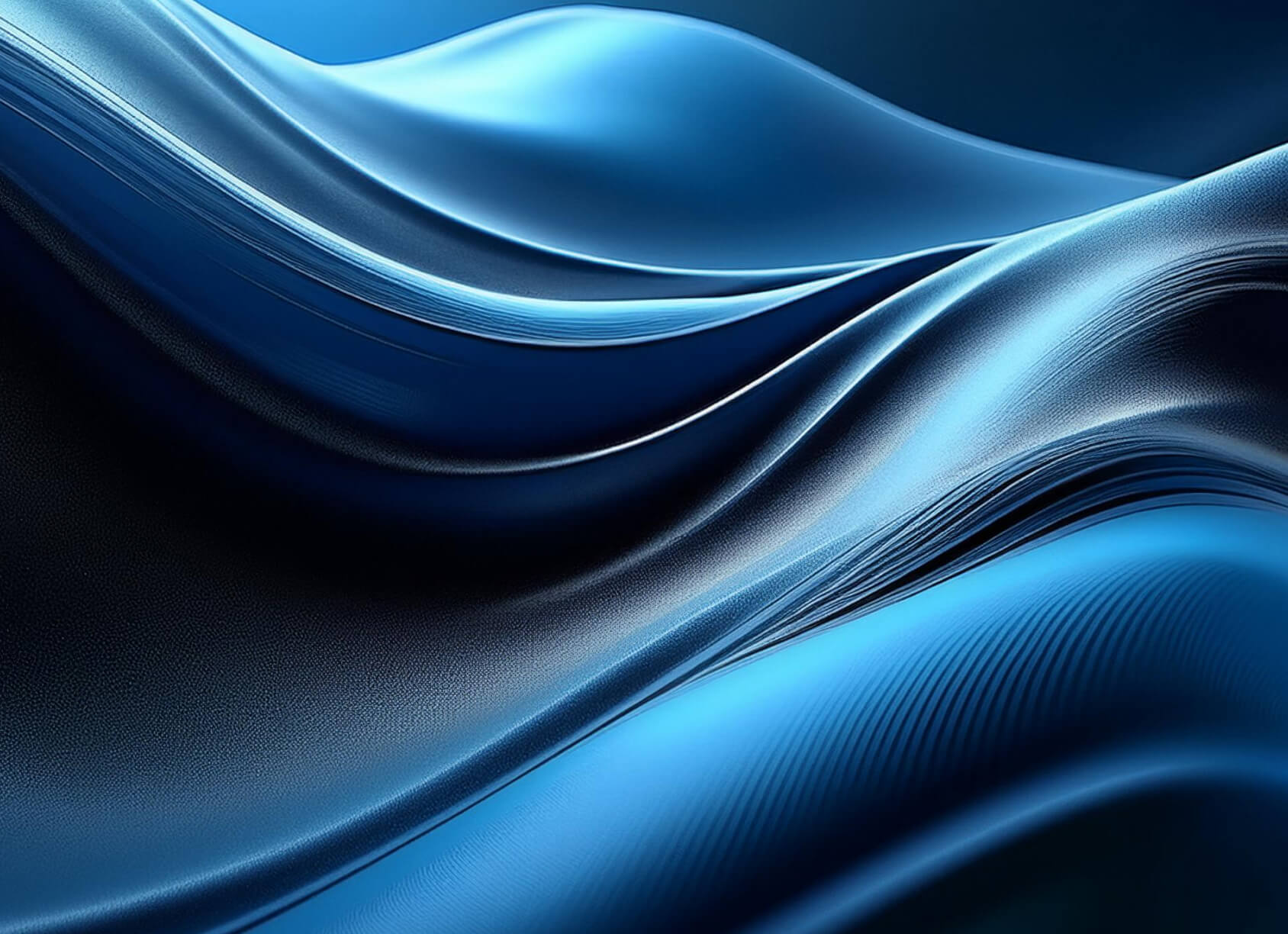 Soft blue wave